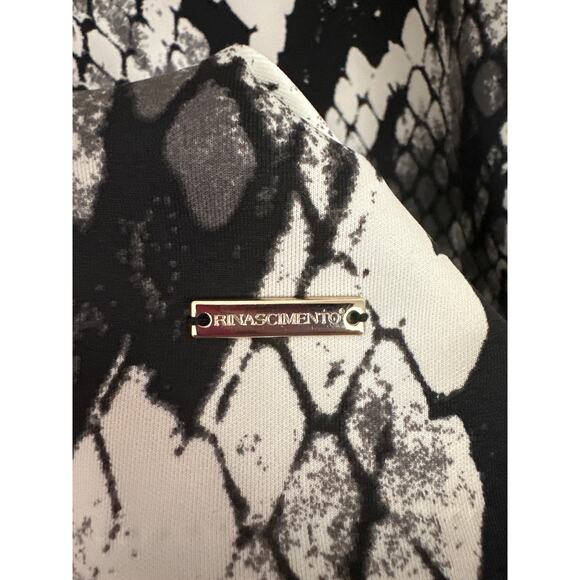 Rinascimento Made In Italy Womens Size S Dress Sleeveless Bodycon Print - Picture 8 of 10